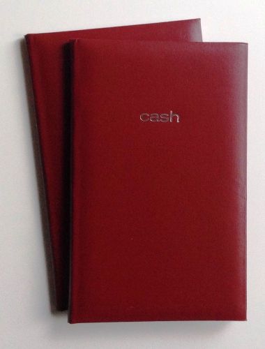 Mead Cash Books, 9-9/16&#034; x 6-1/8&#034;, 160 Pages, Hardbound Red Cover (64516) 2 ea
