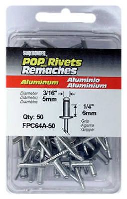 Fpc corporation 50-pack medium aluminum rivets for sale