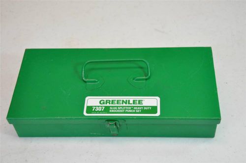 Greenlee 7307 slug splitter heavy duty punching system 1/2&#034; - 2&#034; in case for sale
