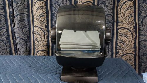 ROLODEX R-48 Rubbermaid Swivel Covered Card File Index Telephone Address Book