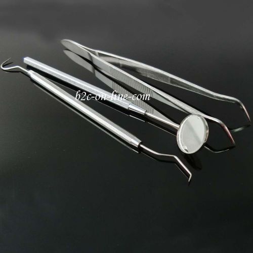 Dental Instruments Set Dental Mirror Explorer Plier stainless steel NEW