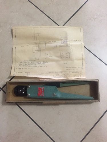 Vintage Crimping Tool w/ box &amp; instruction.