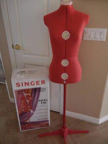 Singer Adjustable Mannequin Dressform MOD.150 Size 10-16