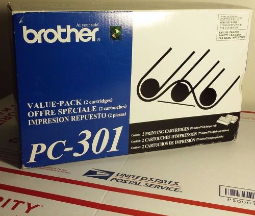 BROTHER PC-301 ~ VALUE-PACK (2 CARTRIDGES) [ NEW ]