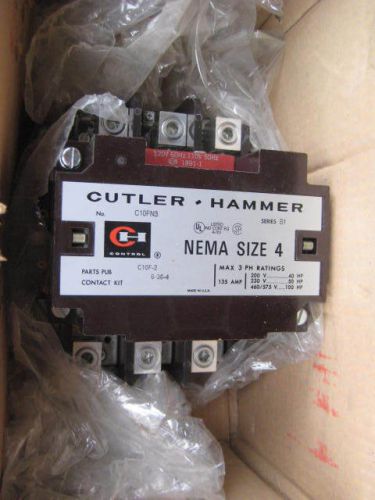Cutler Hammer C10FN3AB , Size 4 , 120 Volt Coil , (B1)