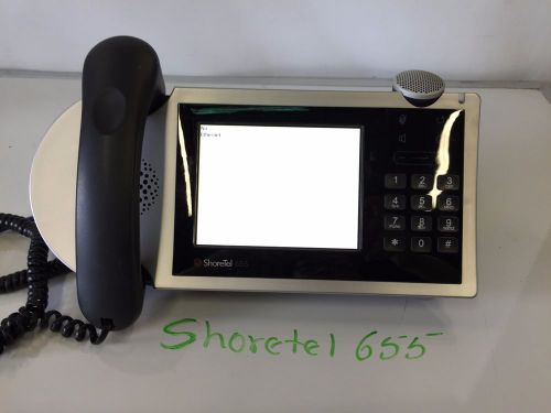 Shoretel shorephone ip 655 voip 640 x 480 lcd touch screen working no base for sale