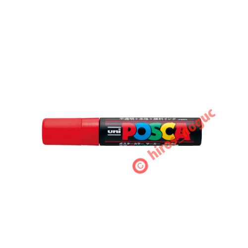 Uni posca paint marker red, pc-17k, line width 15 mm, thick line marker for sale