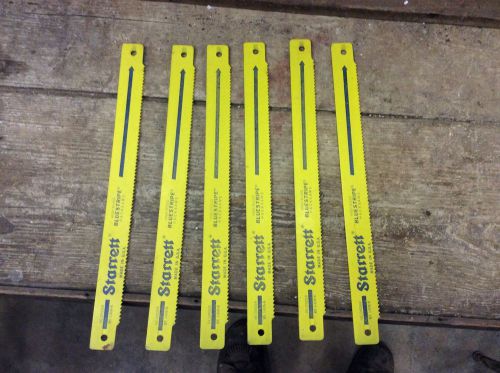 6 NEW STARRETT HIGH SPEED BlueSTRIPE POWER HACK SAW BLADES-2