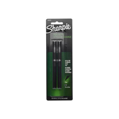 Sharpie stainless steel pen grip fine point pen black ink refills (1800730) for sale