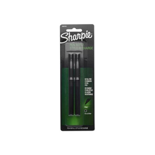 Sharpie Stainless Steel Pen Grip Fine Point Pen Black Ink Refills (1800730)