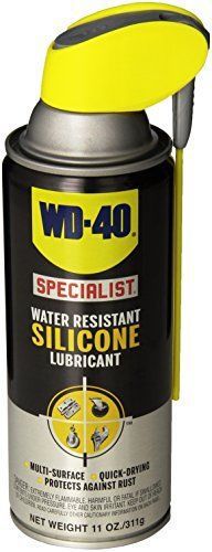 WD-40 300012 Specialist Water Resistant Silicone Lubricant Spray, 11 oz. Pack of