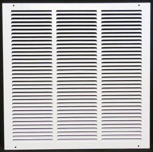 Metal-fab 16&#034; x 16&#034; return grille - easy air flow - flat stamped face for sale