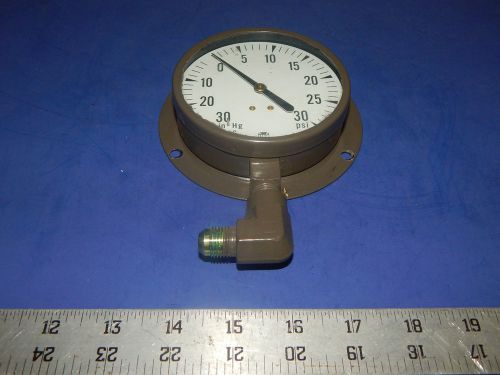 Us gauge usg pressure gauge 0-30psi 0-30in hg vac approx (3.5) 3-1/2&#034;inch face for sale