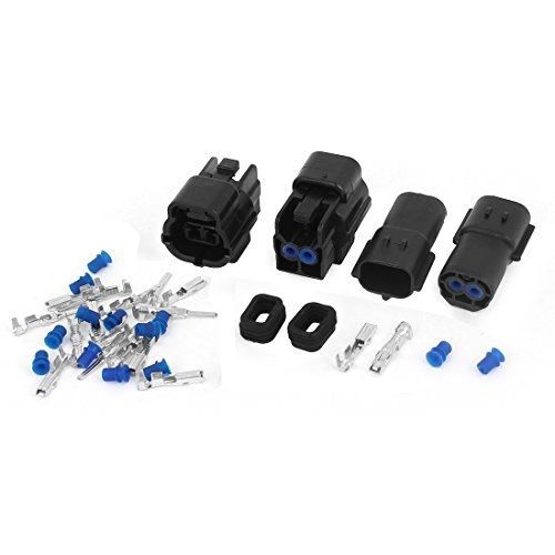 2 kits 2 pin waterproof car connector terminal for sale