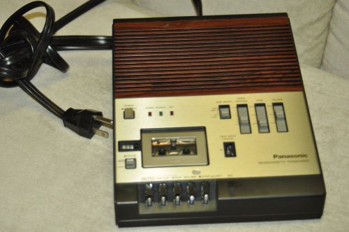 Vintage Panasonic Microcassette Transcriber RR-900D With Pedal