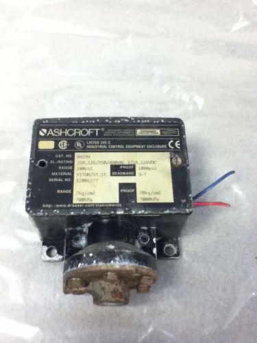 Ashcroft b424v pressure switch for sale