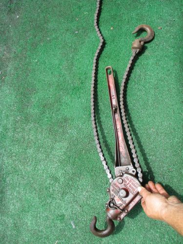 Chain Hoist Coffing 1-1/2 Ton Double chain 3/4 ton single chain Made in the USA
