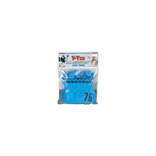 Y-Tex Large Tag 4 Star Blue Numbered 121-125