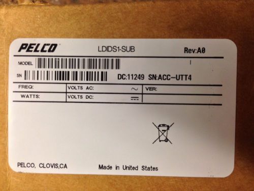 Pelco ID Dome Surface Mount Ring Sub Assembly (Clear) - LDIDS1-SUB