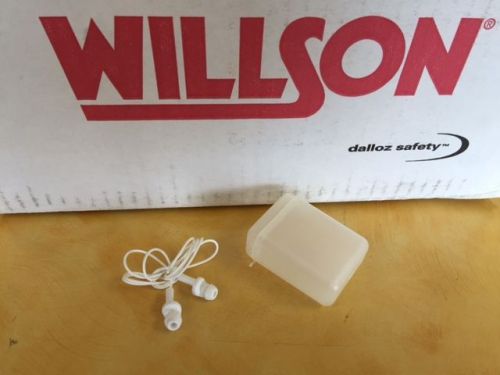 Willson Quiet Zone Corded Earplugs, XS white, Box of 50