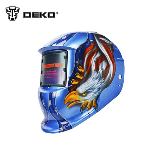 DEKO Eagle Solar Auto Darkening Welding Helmet Arc Tig MIG Certified Welder Mask