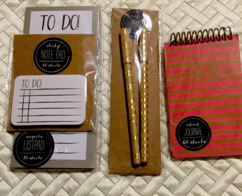 Target One Spot List Pad , Pens, Journal &amp; Sticky Note Pad.
