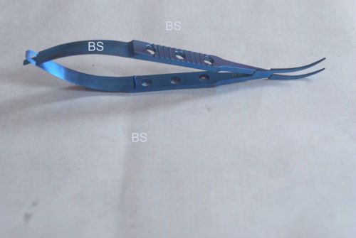 Titanium lens holding forceps very delicate smooth curved jaws ophthalmic
