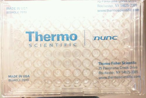 QTY 80 - Nunc 80040LE 0910 F96 MicroWell 96-Well Cell Culture Microplates
