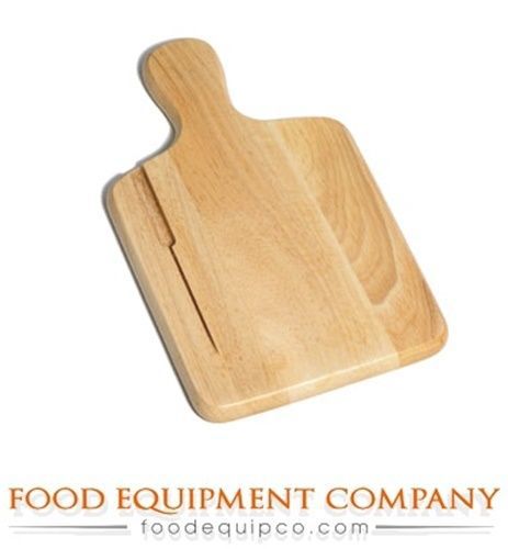 Tablecraft 79K Bread Board 13&#034; x 7-3/4&#034; knife slot natural finish wood  -...