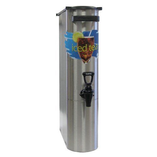 Wilbur Curtis Iced Tea Dispenser 3.5 Gallon Narrow Tea Dispenser, 22&#034;H - to -