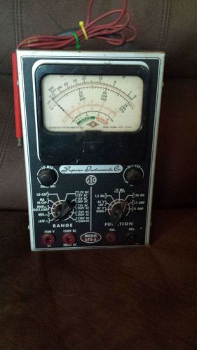 Superior Instruments Model 670-A Vintage Volt Ohm Multimeter Capacitor Tester