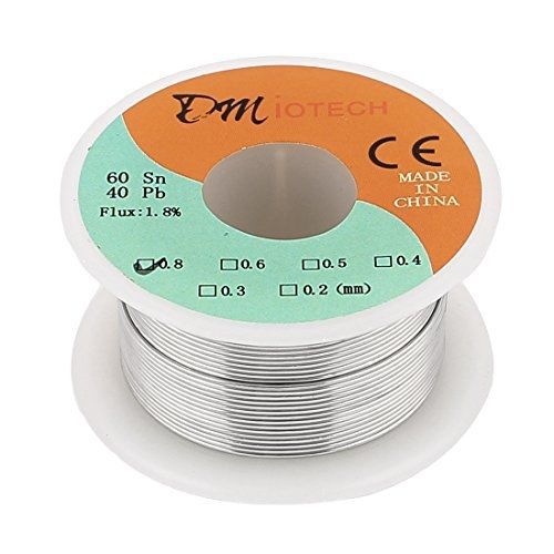 DMiotech? 0.8mm 35G 60/40 Rosin Core Tin Lead Roll Soldering Solder Wire