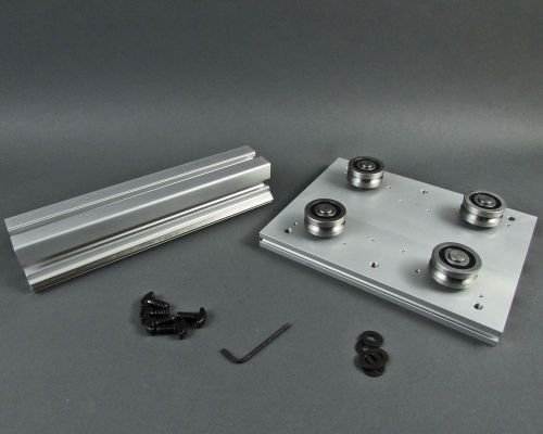 Pcb linear 10&#034; guide &amp; 8-7/8&#034;x6-5/8&#034; integral v carriage w/ adjustable pre-load for sale
