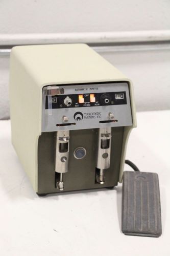Micromedic systems 25000 automatic pipette with a237 1af4 foot pedal switch for sale