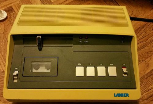 LANIER P-100 DICTAPHONE/TRANSCRIBER/TELEPHONE RECORDER vintage microcassette