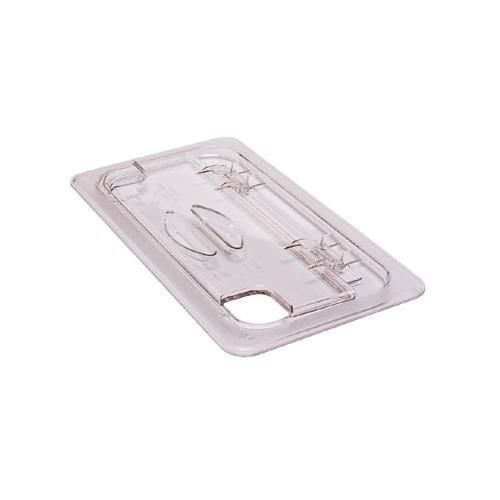 Cambro 60CWLN135 Fliplid Food Pan Cover, 1/6 Size, Notched, Hinged,Plastic,Clear
