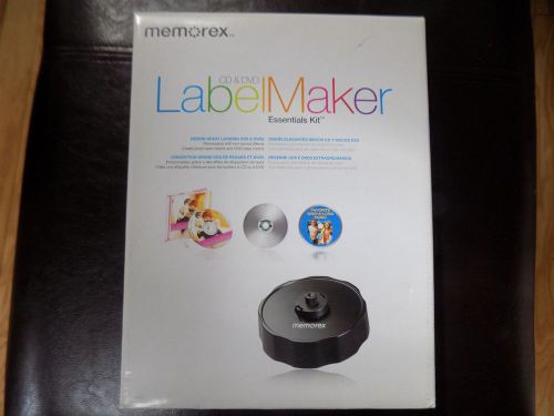 MEMOREX CD &amp; DVD Label Maker Essentials Kit In Box + 50 Paper CD Sleeves