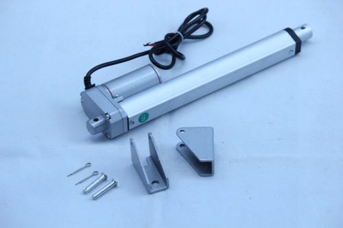 10&#034; Heavy Duty Linear Actuator With Brackts Stroke 225lb Max Lift Output 12V