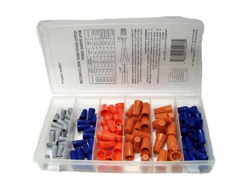 107 pcs assorment wire twist nut connector with spring insert electric conductor for sale