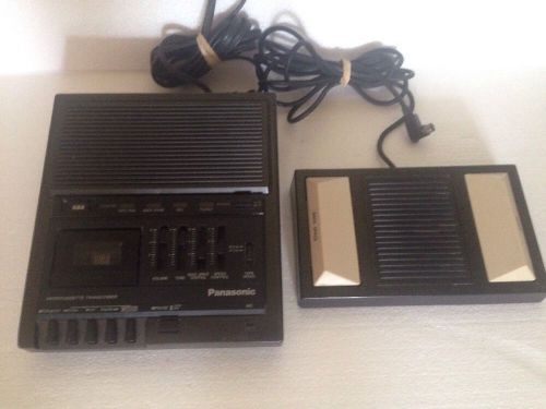 Panasonic RR-9930 Microcassette Transcriber + RP-2692 Foot Pedal