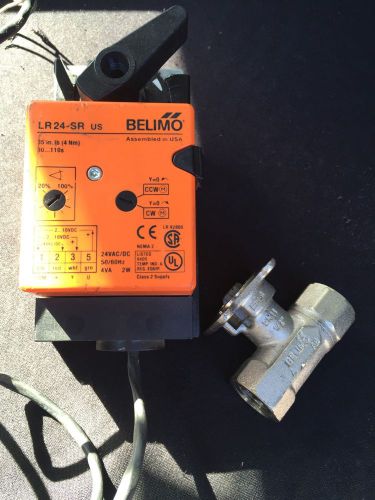 Used belimo lr24-sr  us actuator  b209 ball valve is new for sale