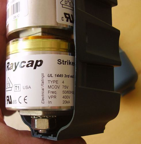 Raycap strikesorb 30-v1-hv lightning surge protection spd; remote radio head dc for sale