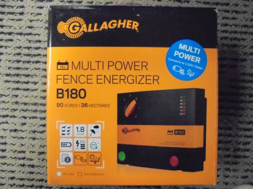 Gallagher 12v Multi Power Fence Energizer 90 Acres B180 BRAND NEW