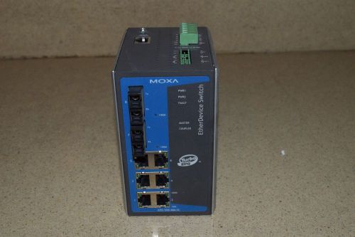 MOXA ETHERDEVICE SWITCH MODEL TYPE EDS-508-MM-SC (1B)