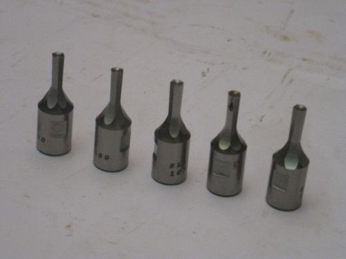 Slater hex. rotary broaching tools pt#10506-1600 5 pcs. .160 hex. NEW!