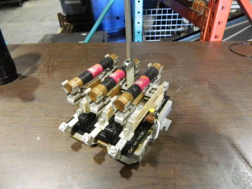 General electric thc32 disconnect switch with fuses, 30a, used, warranty for sale