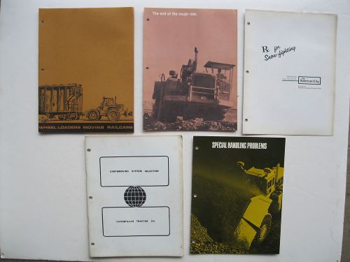 Lot 5 of Miscellaneous Caterpillar Brochures
