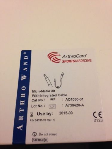 &#039;ArthroCare Microblator 30 Ref AC4050-01 1.4mm 30 deg wand w/cable 2015x
