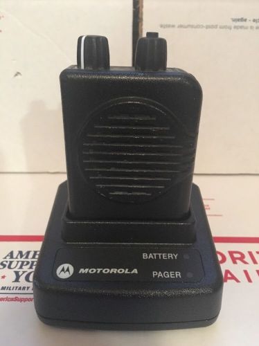 MOTOROLA VHF MINITOR V * SV / 1 CH * 151-158 MHz * PAGER WAS WORKS GREAT