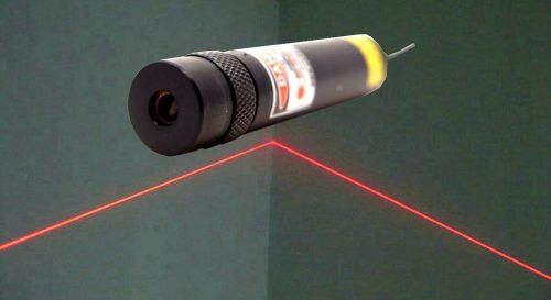 Focusable 635nm 50mW Red  Laser Line Module/Built by Cylindrical  Glass Lens